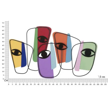 Panel ścienny EYES -B- 120x2x72 cm